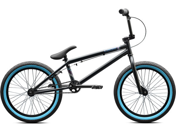 Verde Cadet BMX Bike-Matte Black/Aqua - 1