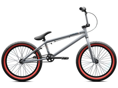 Verde Cadet BMX Bike-Matte Gray/Red