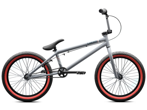 Verde Cadet BMX Bike-Matte Gray/Red - 1